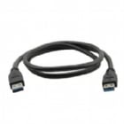 Cable USB Kramer de 1.8m (Macho a Macho, USB 2.0, Negro)