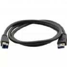Cable USB Kramer de 1.8m (Macho a Macho, USB 3.0, Negro)