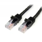 Cable de Red de 10m Negro Cat5e Ethernet RJ45 sin Enganches - StarTech