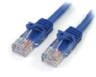 Cable de 5m de red Ethernet Cat5e RJ45 sin traba snagless - Azul - StarTech