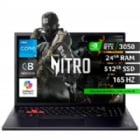 Notebook Acer Nitro Lite de 16” (i5-13420H, RTX 3050, 24GB DDR5, 512GB SSD, Win11)