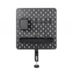 Tablero de Organización Aidata para Escritorio (55mm, 4 Ganchos, Negro)