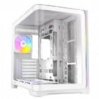 Gabinete Gamer Antec C5 Curve White (ATX, Vidrio Templado Curvado, 4 ventiladores ARGB)