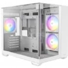 Gabinete Gamer Antec CX600M Trio ARGB White (Micro-ATX, Vidrio Templado, Doble Cámara)