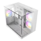 Gabinete Gamer Antec CX600M Trio ARGB White (Micro-ATX, Vidrio Templado, Doble Cámara)