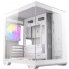 Gabinete Gamer Antec CX60M WHITE ARGB (Micro-ATX, Vidrio Templado, Doble Cámara)