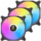 Kit Ventiladores Antec F12 Racing ARGB (3 unidades, 120mm, PWM, 1500rpm)
