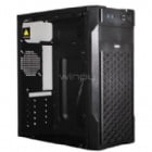 Gabinete Gamer Clio M2 (Micro-ATX, 2 Ventiladores ARGB, Negro)