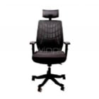 Silla de Oficina Clio Lyon con Reposabrazos (hasta 120kg, Negro)