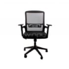 Silla de Oficina Clio Panther Ergonométrica con Reposabrazos (hasta 120kg, Negro)