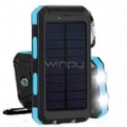 Batería Externa Clio MHP de 8.000 mAh (Carga Solar, Luz Integrada)