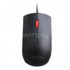 Mouse Lenovo Essential (Sensor Óptico, Cable USB, 1.600dpi, Negro)