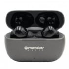Auriculares Inalámbricos Monster True TW18 (Bluetooth, ANC/ENC, Metal Grey)