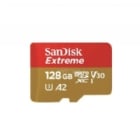 Tarjeta microSD SanDisk Extreme de 128GB (A2, UHS-I, U3, V30, Con Adaptador SD)