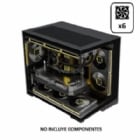 Gabinete EsGaming ZERO (Micro ATX, Vidrio Templado, 6 Ventiladores ARGB, Negro)