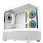 Gabinete Cooler Master Elite 490 (Micro ATX, Vidrio Templado, 3 Ventiladores ARGB, Blanco)