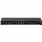 Switch Dahua DH-PFS3016-16GT-190 de 16 Puertos (No Gestionado, Gigabit, PoE, 190W)