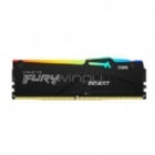 Memoria RAM Kingston Fury Beast RGB de 32GB (DDR5, 5600MHz, CL36, DIMM)