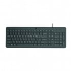 Teclado Alámbrico HP 150 (USB, Negro)