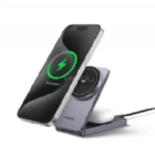 Cargador Inalámbrico Magnético UGREEN 2 en 1 de 20W (Celular y Audífonos, Space Gray)