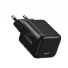 Cargador Rápido UGREEN GaN de 20W (USB-C, Negro)