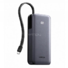 Batería Portátil UGREEN PB536 de 20.000mAh (45W, USB-C, USB-A, PD, Negro)