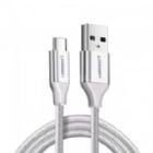 Cable USB-A 2.0 a USB-C UGREEN de 1 mt (3A, 18W, 480 Mbps, Aluminio)