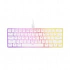 Teclado Mecánico Corsair K65 RGB MINI (60%, Cherry MX Speed, USB, Blanco)