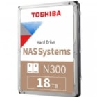 Disco Duro Toshiba N300 de 18TB (3.5”, SATA, 7200RPM, 512MB de Caché)