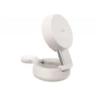Base de Carga Inalámbrica Belkin UltraCharge Qi2 de 25W (2 en 1, Plegable, Blanco)