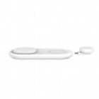 Base de Carga Inalámbrica Belkin BoostCharge Qi2 de 15W (3 en 1, Blanco)