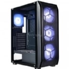 Gabinete Gamer EsGaming Y03-BK (ATX, Vidrio Templado, 4 Ventiladores ARGB, Negro)