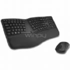 Kit Teclado + Mouse Inalámbrico Kensington KM680 (Bluetooth/Dongle USB, Negro)
