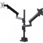 Soporte para Monitor StarTech ARMDUALPIVOT (Hasta 32”, Ajustable, Negro)