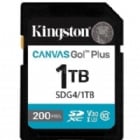 Tarjeta de Memoria SDXC Kingston Canvas Go Plus de 1TB (UHS-I, U3, Clase 10)