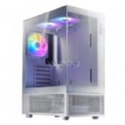 Gabinete Gamer XPG Invader X Mini (Micro ATX, Vidrio Templado, 5 Ventiladores ARGB, Blanco)