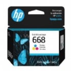 Cartucho de Tinta HP 668 de 3ml (Cyan)