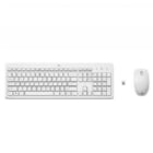 Kit Teclado + Mouse Inalámbrico HP Combo 230 (Dongle USB, Blanco)