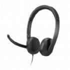 Auriculares Lenovo 5000 Wired VoIP Headset Teams (Micrófono, USB, Negro)