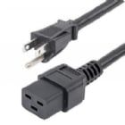 Cable de Poder StarTech NEMA 5-15P a C19 de 3mts (15A, 125V, 14AWG, Negro)