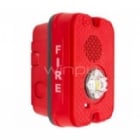 Sirena Estroboscópica Notifier P2GRKLED (LED, 2 Hilos, Pared, Exterior, Rojo)