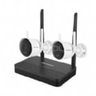 Kit de Cámara Bullet + NVS Hikvision (2MP, CMOS, H.265, Visión Nocturna, Wi-Fi PTDome, IP66)