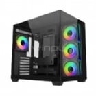 Gabinete Gamer Cooler Master Elite 681 (ATX, Vidrio Templado, 4 Ventiladores ARGB, Negro)