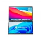 Monitor Portátil de Doble Pantalla Clio Z140A01D de 14” (Full HD, USB, Plegable, VESA)