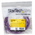 Cable de Red 3m Categoría Cat6 UTP RJ45 Gigabit Ethernet ETL - Patch Moldeado -  Morado - StarTech