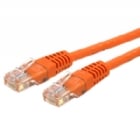 Cable de Red 7.6m Categoría Cat6 UTP RJ45 Gigabit Ethernet ETL - Patch Moldeado - Naranja - StarTech