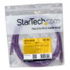 Cable de Red 1.8m Categoría Cat6 UTP RJ45 Gigabit Ethernet ETL - Patch Moldeado - Morado - StarTech