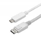 Cable Adaptador de 1m USB-C a DisplayPort 4K 60Hz - Blanco - Cable USB Tipo C a DP - Cable de Video USBC - StarTech