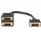 Cable Duplicador Divisor de video DVI-D de 2 Puertos Salidas  - Multiplicador Bifurcador Splitter - 2x Hembra DVI-D - StarTech