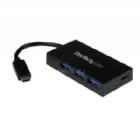 Concentrador USB 3.0 de 4 Puertos - USB-C a 1x USB-C y 3x USB-A - StarTech